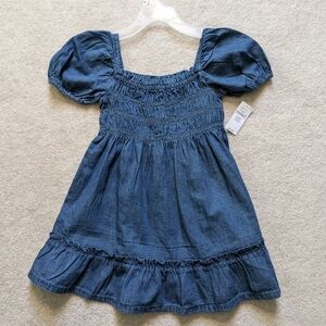 Baby Gap 3T Denim Cap Sleeve Dress